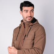 Chamarra capitonada para hombre con gorro desmontable Greenlander - Greenlander