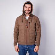 Chamarra capitonada para hombre con gorro desmontable Greenlander - Greenlander