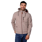 Chamarra capitonada para hombre con gorro desmontable Greenlander - Greenlander