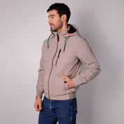 Chamarra capitonada para hombre con gorro desmontable Greenlander - Greenlander