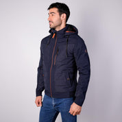 Chamarra capitonada para hombre con gorro desmontable Greenlander - Greenlander