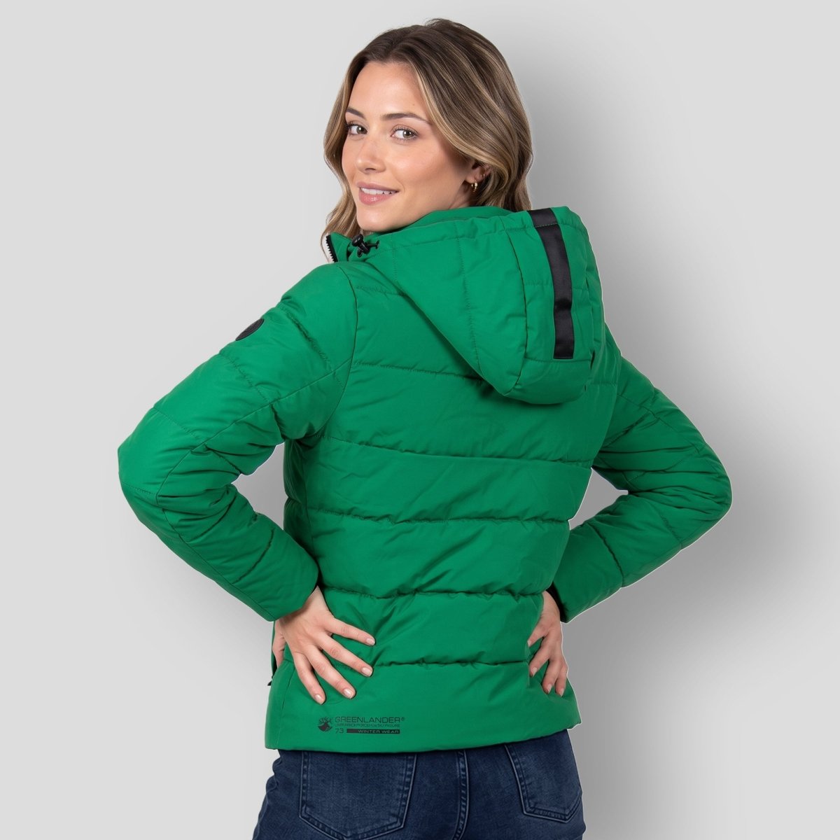 Chamarra Capitonada para Mujer con Capucha Ajustable y Bolsillos | Greenlander - Greenlander