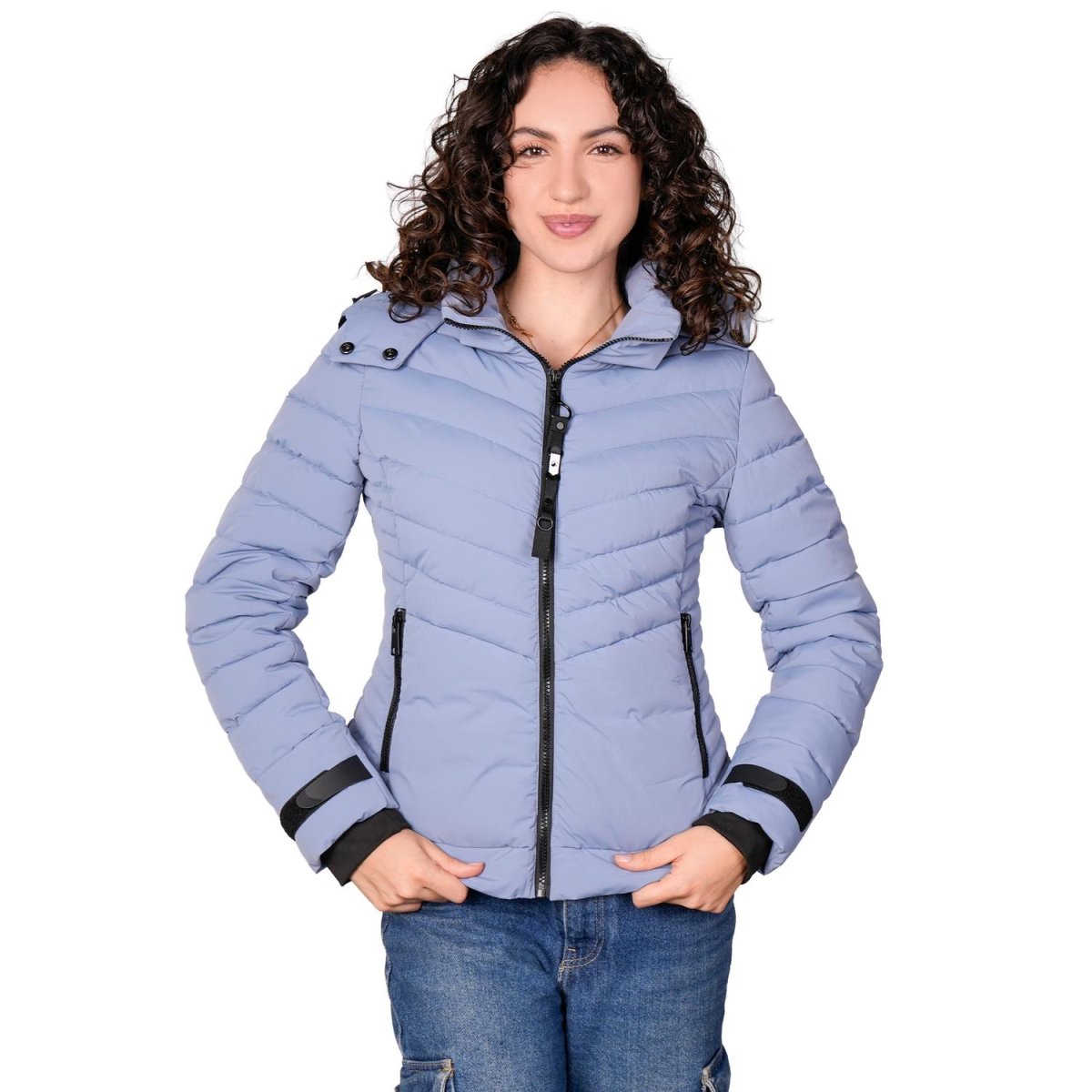 Chamarra capitonada para mujer con capucha desmontable Greenlander - Greenlander