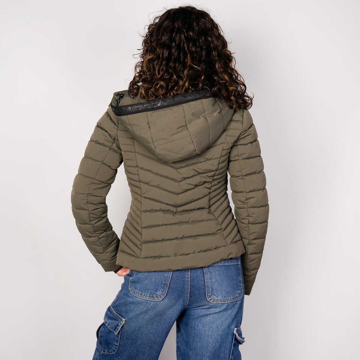 Chamarra capitonada para mujer con capucha desmontable Greenlander - Greenlander