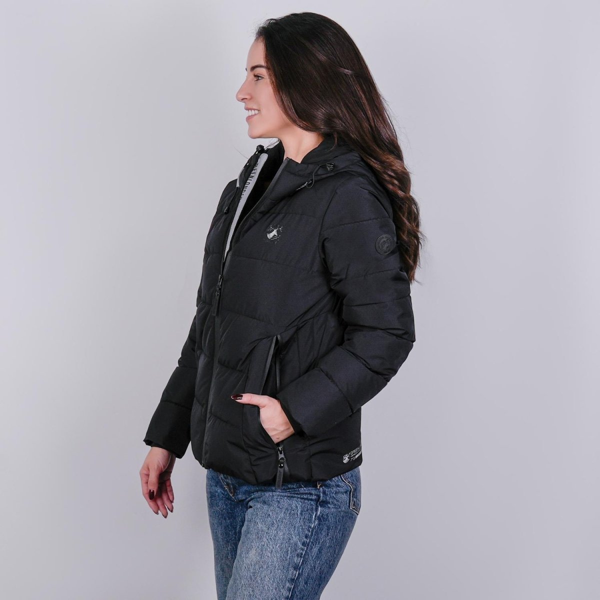 Chamarra capitonada para mujer con capucha desmontable Greenlander - Greenlander