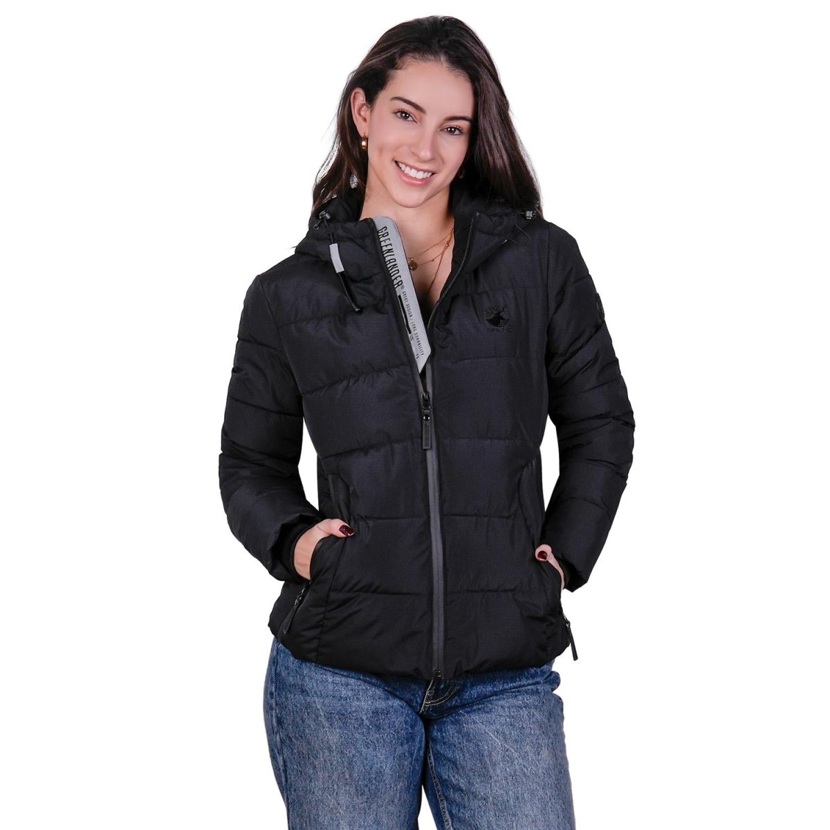 Chamarra capitonada para mujer con capucha desmontable Greenlander - Greenlander