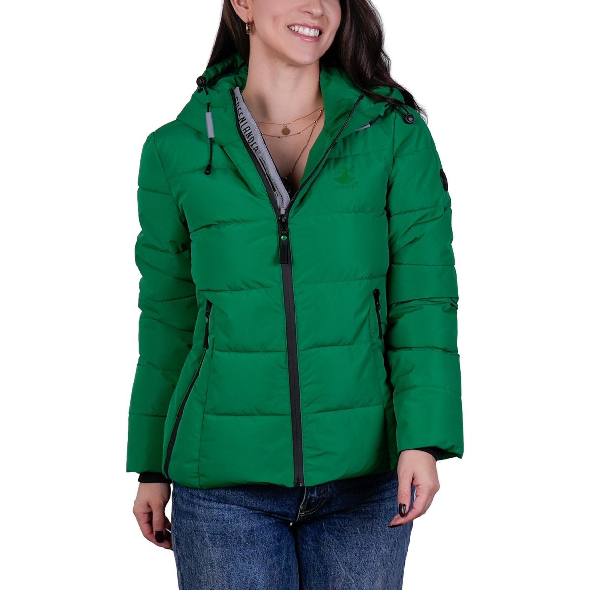 Chamarra capitonada para mujer con capucha desmontable Greenlander - Greenlander