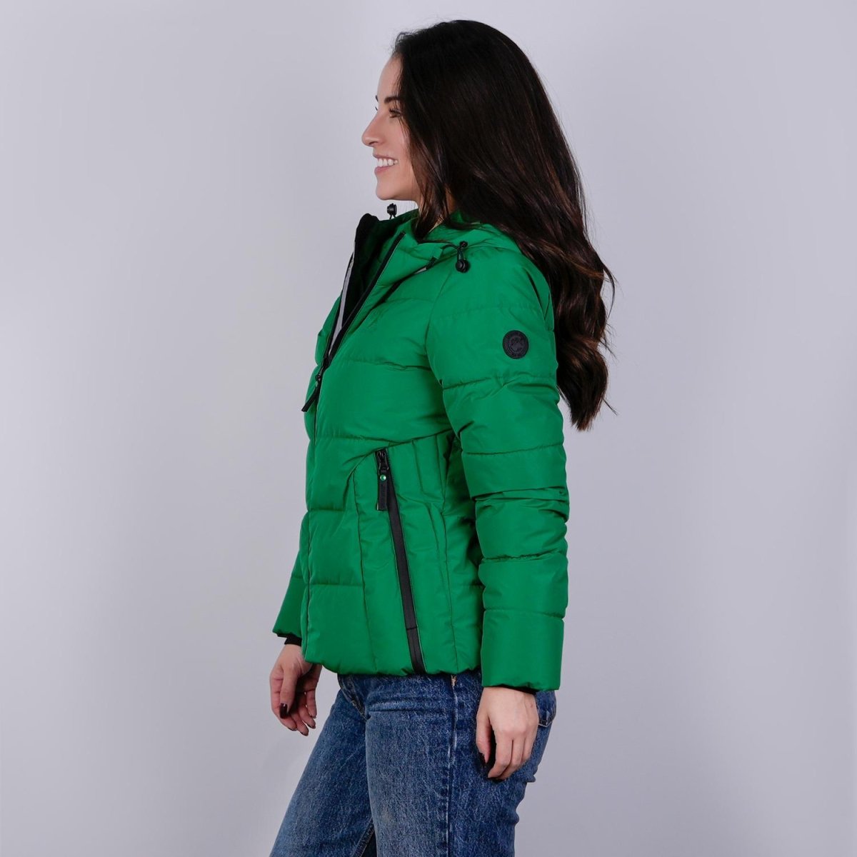 Chamarra capitonada para mujer con capucha desmontable Greenlander - Greenlander