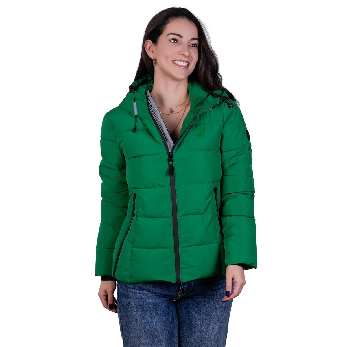 Chamarra capitonada para mujer con capucha desmontable Greenlander - Greenlander