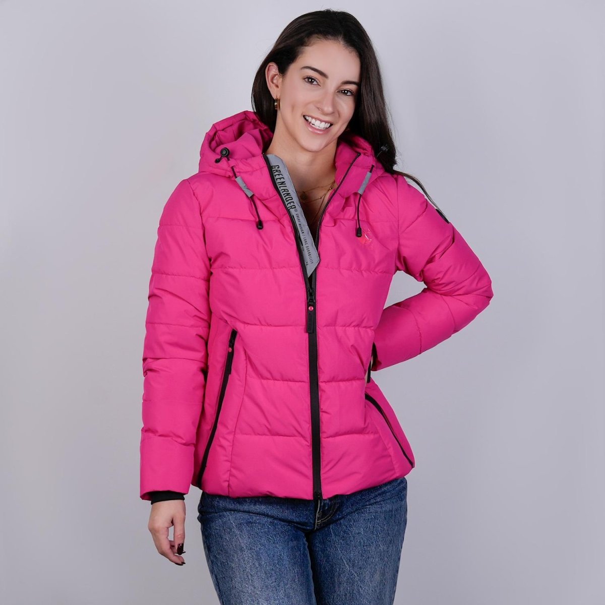 Chamarra capitonada para mujer con capucha desmontable Greenlander - Greenlander