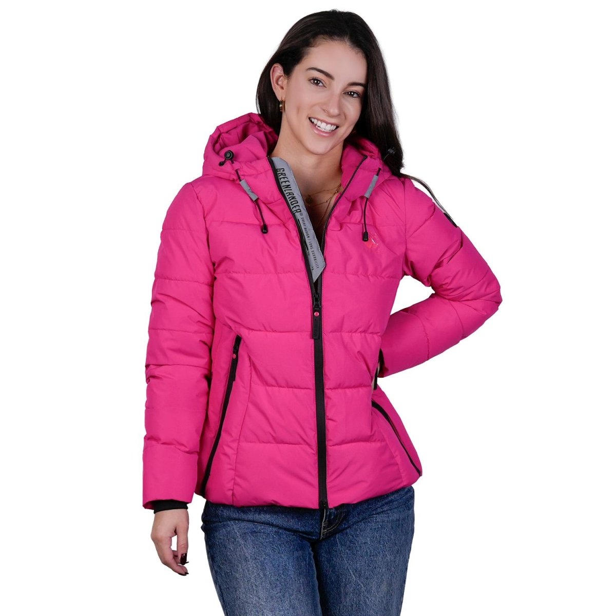 Chamarra capitonada para mujer con capucha desmontable Greenlander - Greenlander