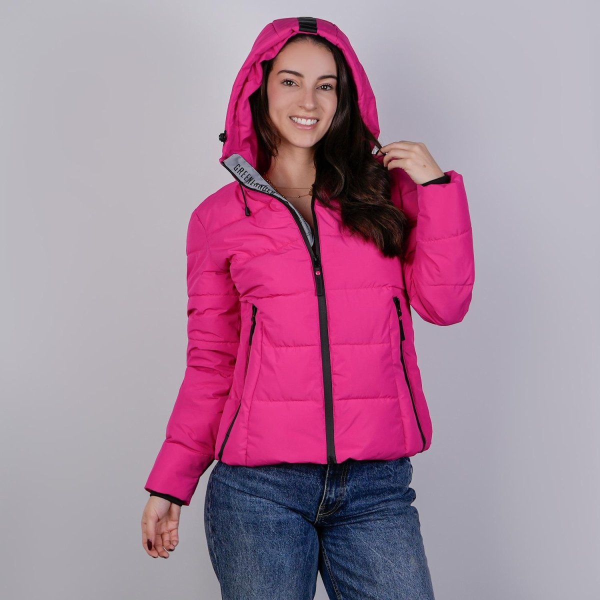 Chamarra capitonada para mujer con capucha desmontable Greenlander - Greenlander