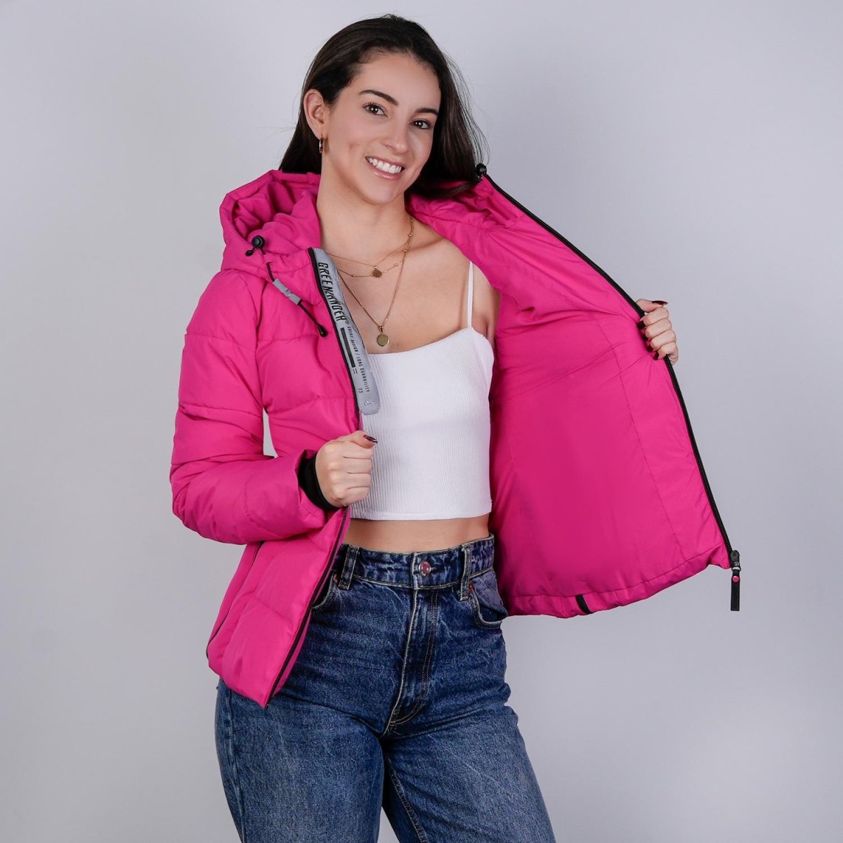 Chamarra capitonada para mujer con capucha desmontable Greenlander - Greenlander