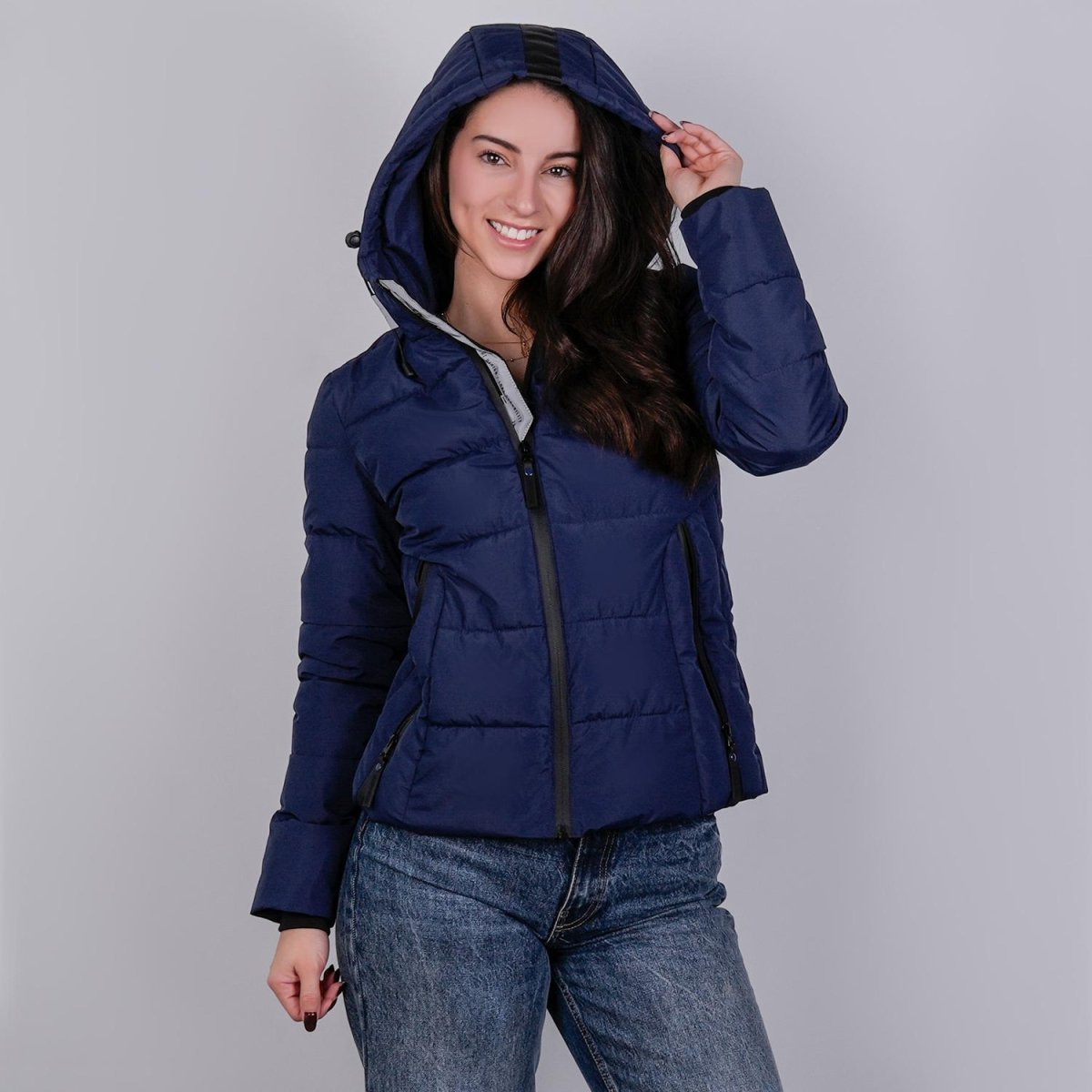 Chamarra capitonada para mujer con capucha desmontable Greenlander - Greenlander