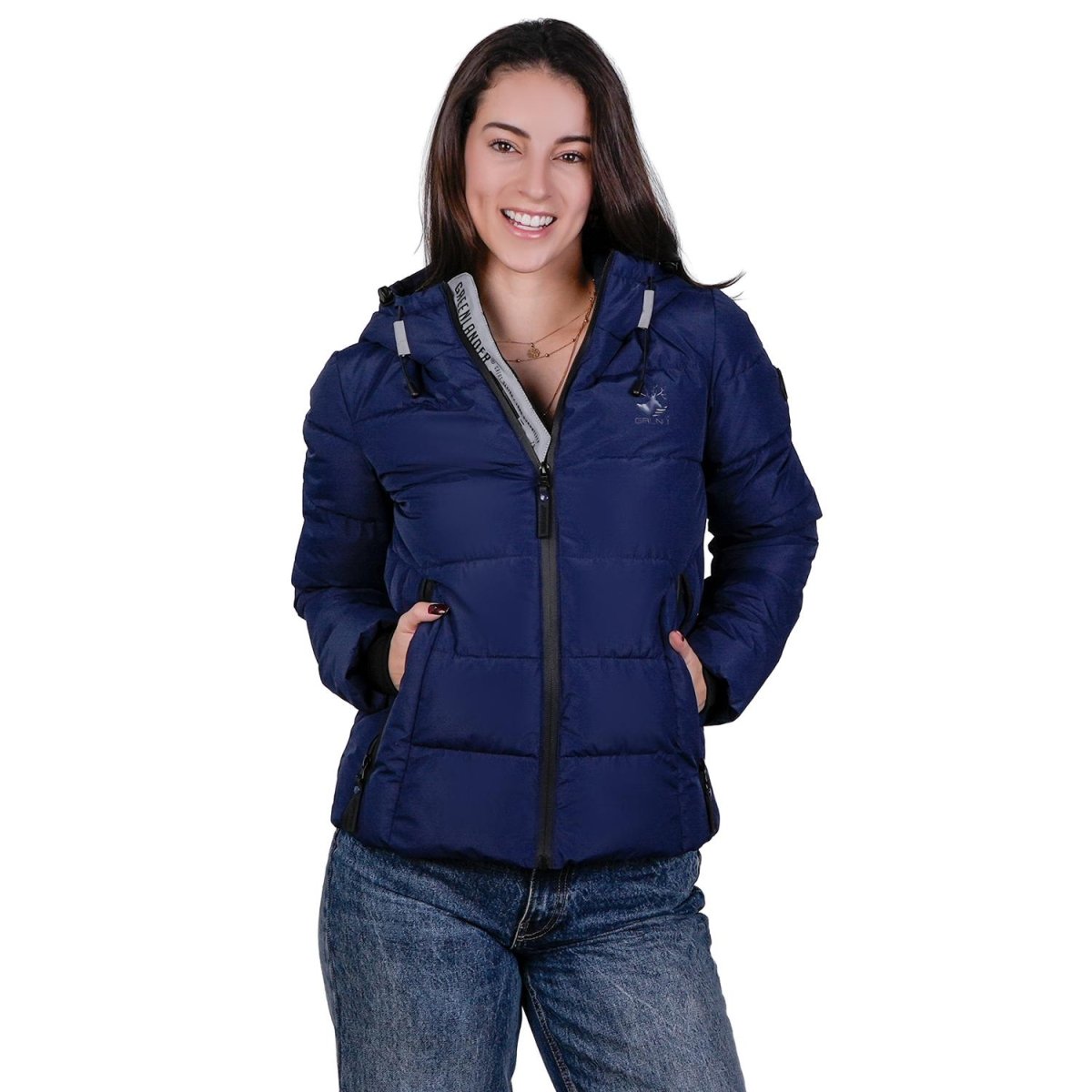 Chamarra capitonada para mujer con capucha desmontable Greenlander - Greenlander