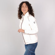 Chamarra capitonada para mujer con cuello alto y bolsillos Greenlander - Greenlander