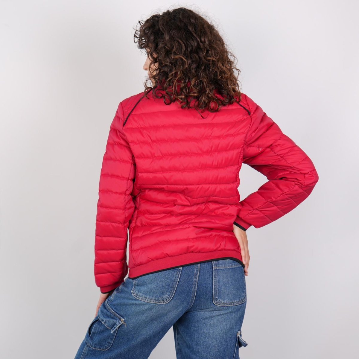 Chamarra capitonada para mujer con cuello alto y bolsillos Greenlander - Greenlander