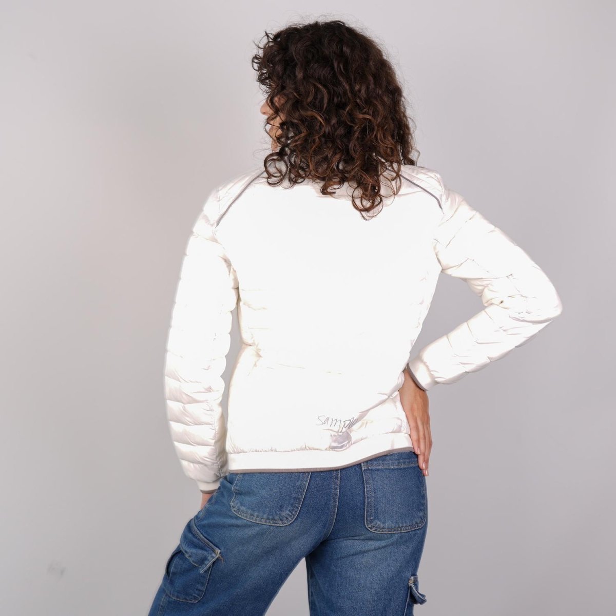 Chamarra capitonada para mujer con cuello alto y bolsillos Greenlander - Greenlander