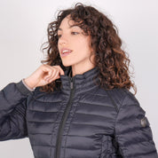 Chamarra capitonada para mujer con cuello alto y bolsillos Greenlander - Greenlander