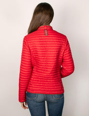 Chamarra capitonada para mujer con cuello mao y forro de fur Greenlander - Greenlander