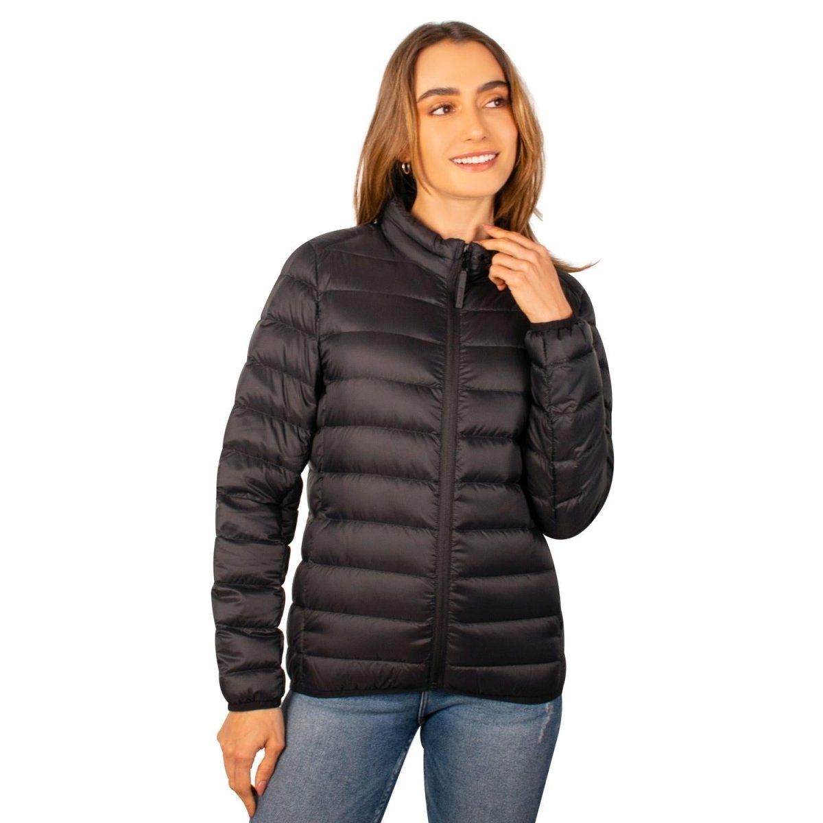 Chamarra capitonada para mujer, empacable con gorro oculto Greenlander - Greenlander