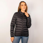 Chamarra capitonada para mujer, empacable con gorro oculto Greenlander - Greenlander