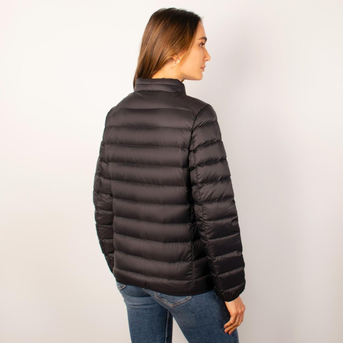 Chamarra capitonada para mujer, empacable con gorro oculto Greenlander - Greenlander