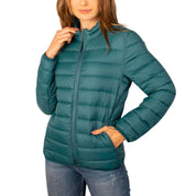 Chamarra capitonada para mujer, empacable con gorro oculto Greenlander - Greenlander