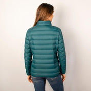 Chamarra capitonada para mujer, empacable con gorro oculto Greenlander - Greenlander