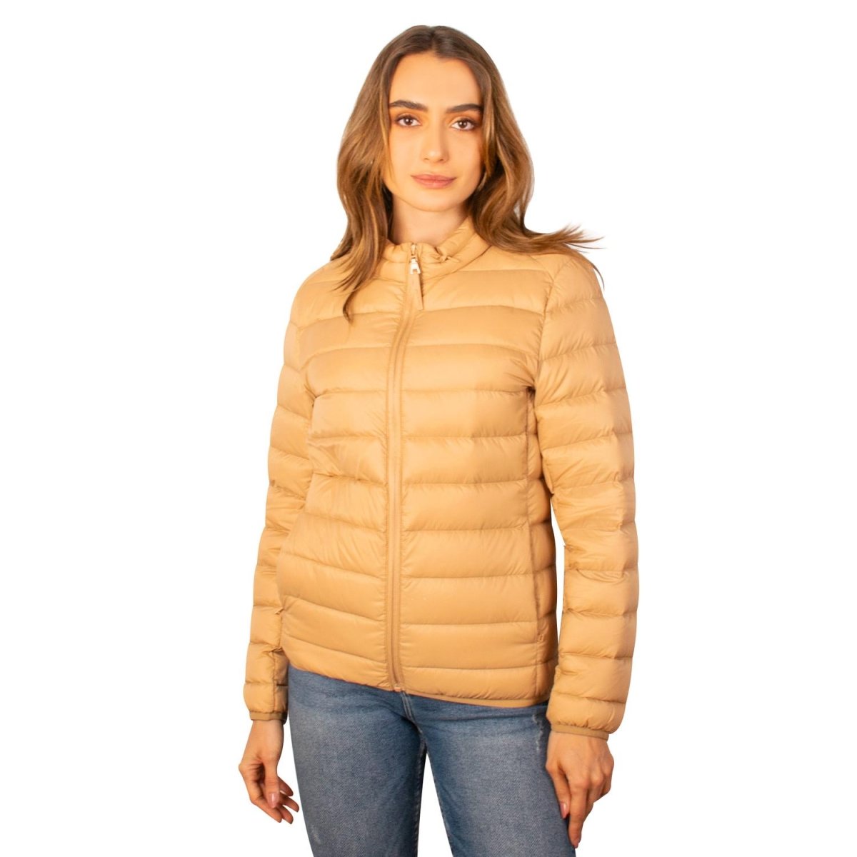 Chamarra capitonada para mujer, empacable con gorro oculto Greenlander - Greenlander