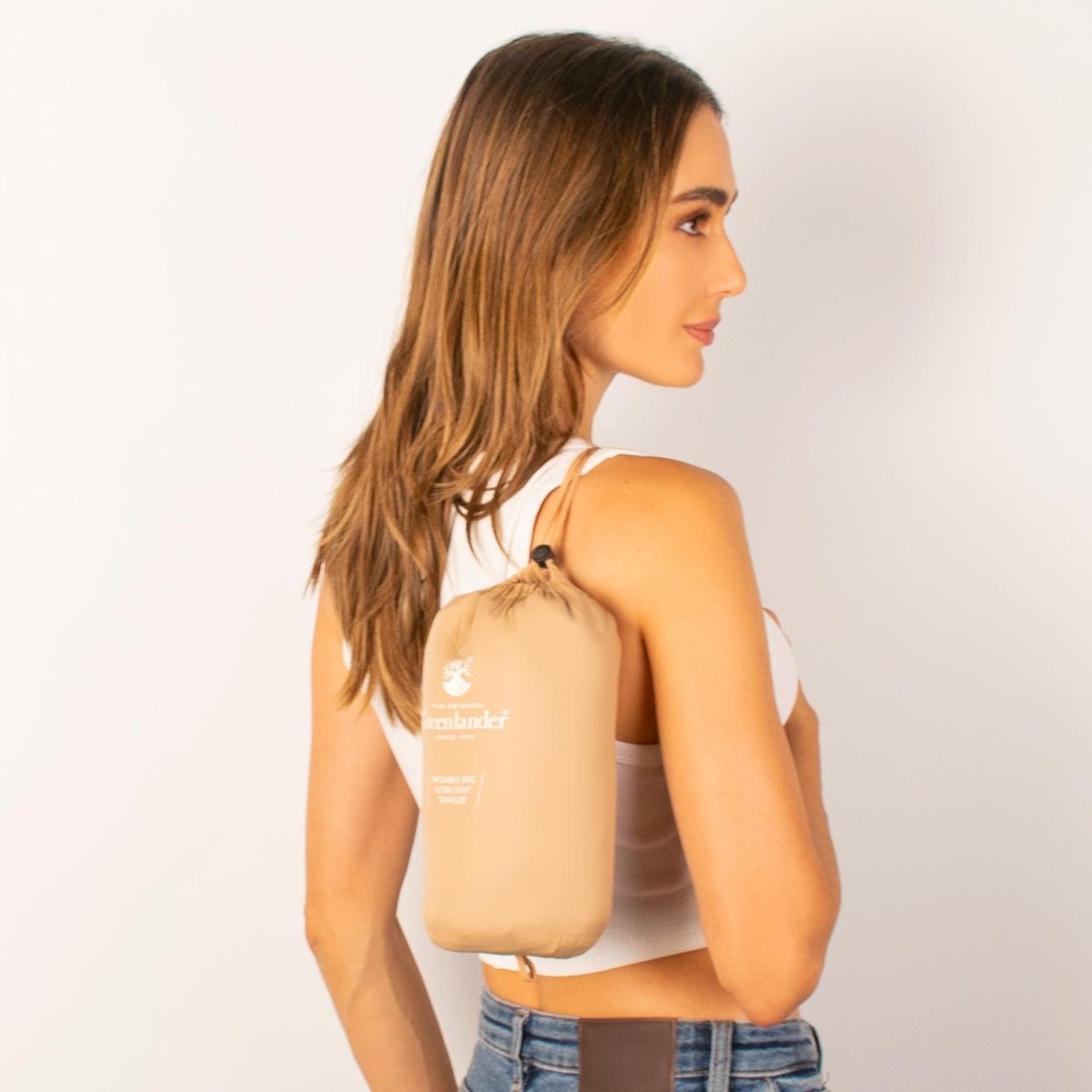 Chamarra capitonada para mujer, empacable con gorro oculto Greenlander - Greenlander