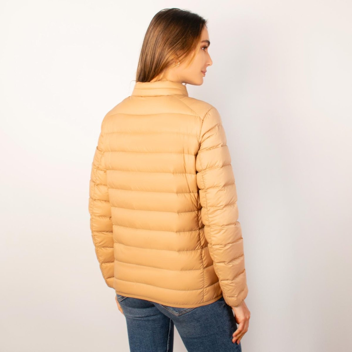 Chamarra capitonada para mujer, empacable con gorro oculto Greenlander - Greenlander