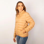 Chamarra capitonada para mujer, empacable con gorro oculto Greenlander - Greenlander