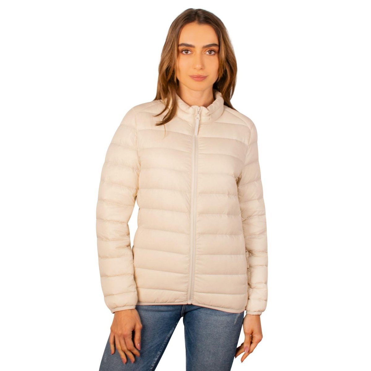 Chamarra capitonada para mujer, empacable con gorro oculto Greenlander - Greenlander