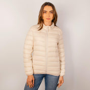 Chamarra capitonada para mujer, empacable con gorro oculto Greenlander - Greenlander