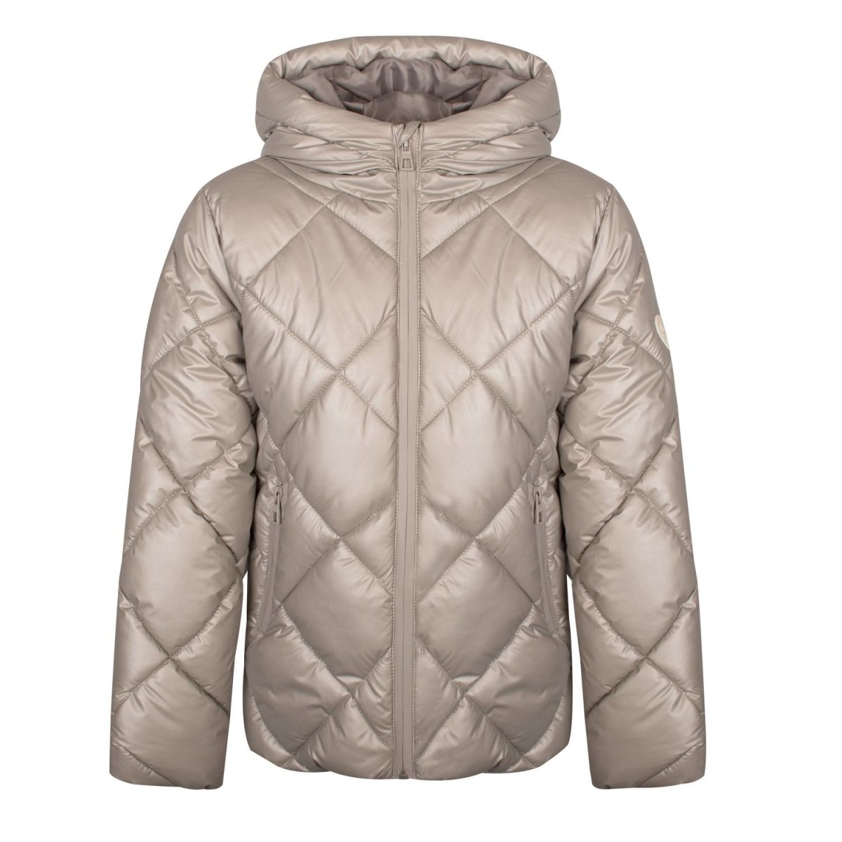 Chamarra capitonada para niña con bolsillos y cierres a prueba de agua Greenlander - Greenlander