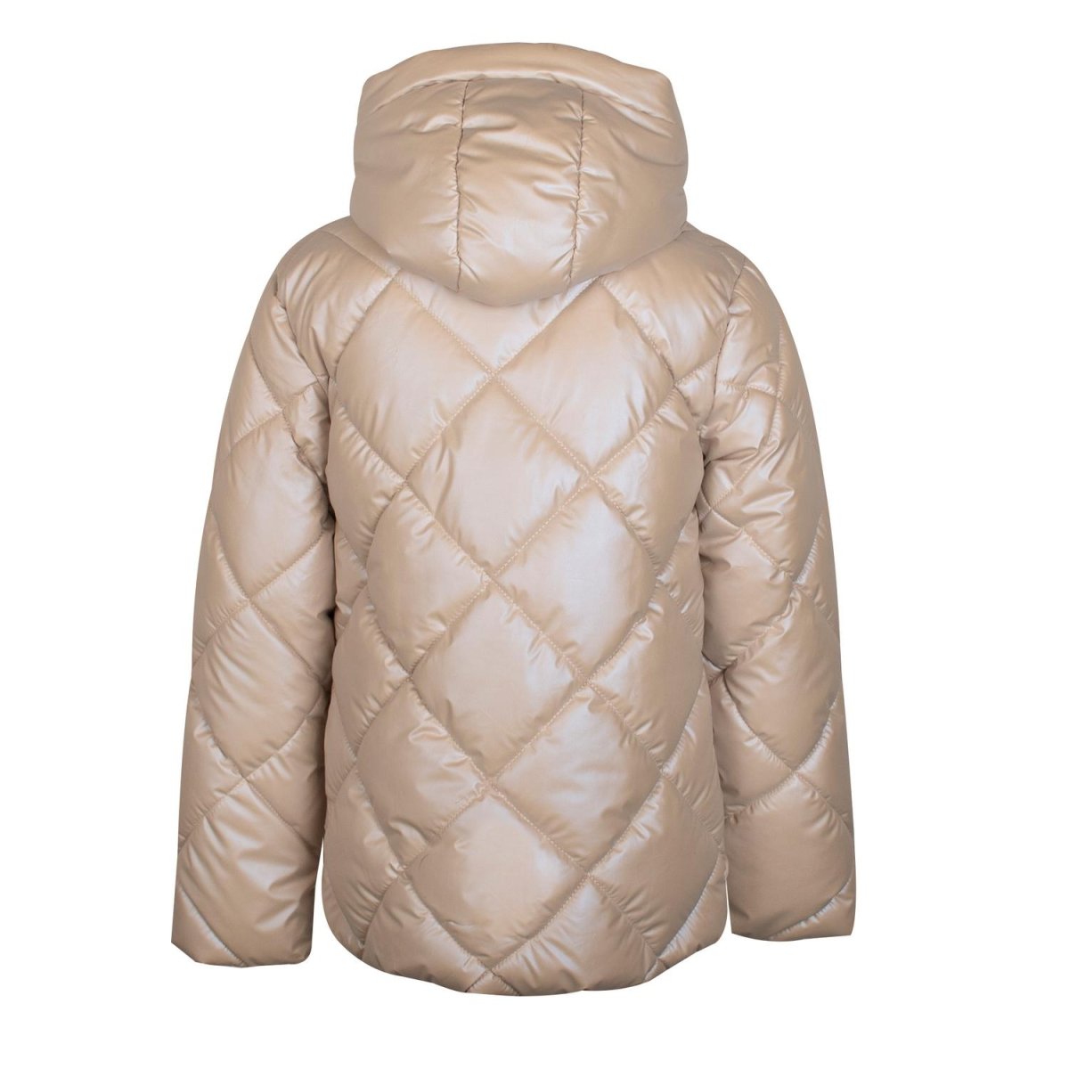 Chamarra capitonada para niña con bolsillos y cierres a prueba de agua Greenlander - Greenlander