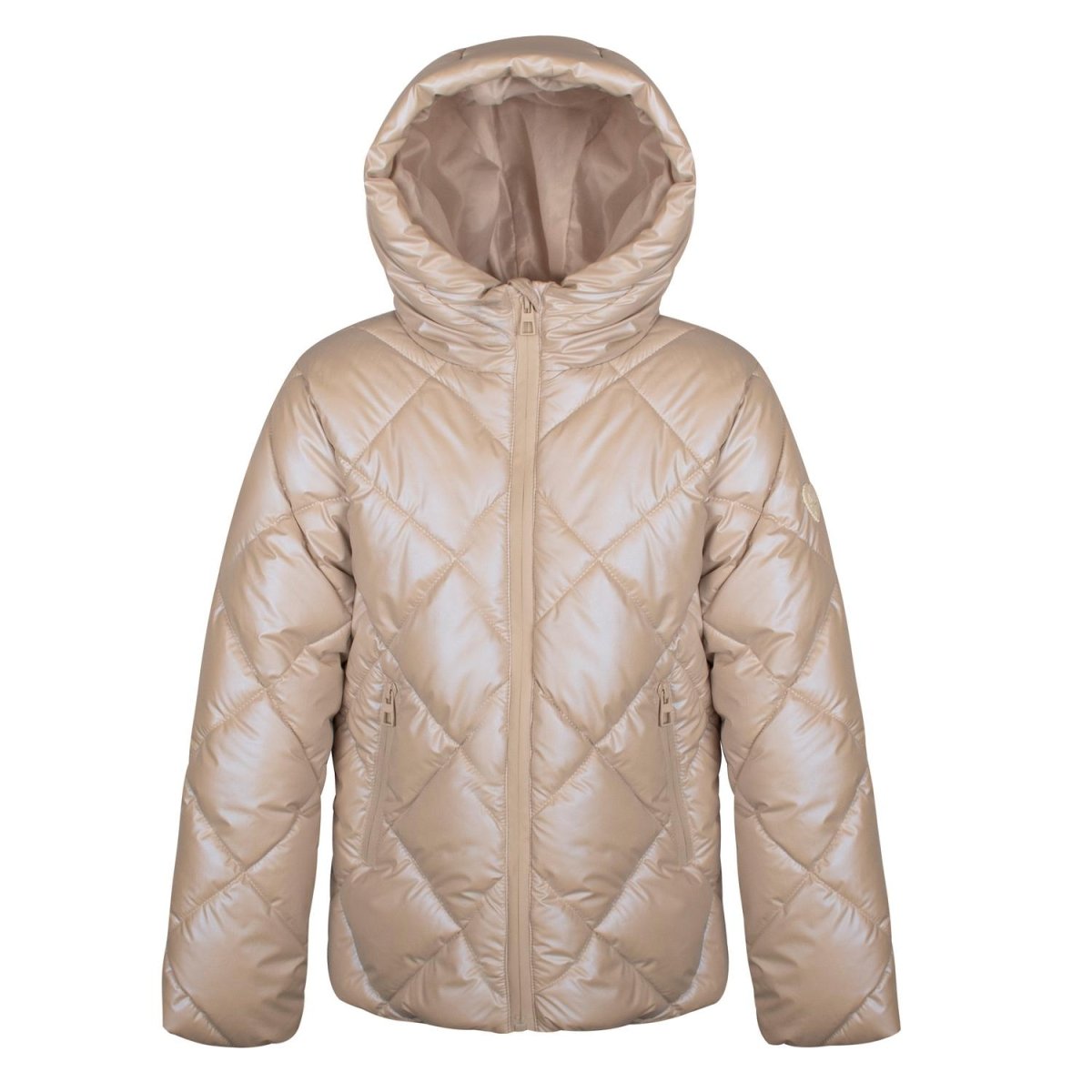 Chamarra capitonada para niña con bolsillos y cierres a prueba de agua Greenlander - Greenlander