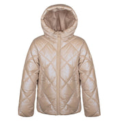 Chamarra capitonada para niña con bolsillos y cierres a prueba de agua Greenlander - Greenlander