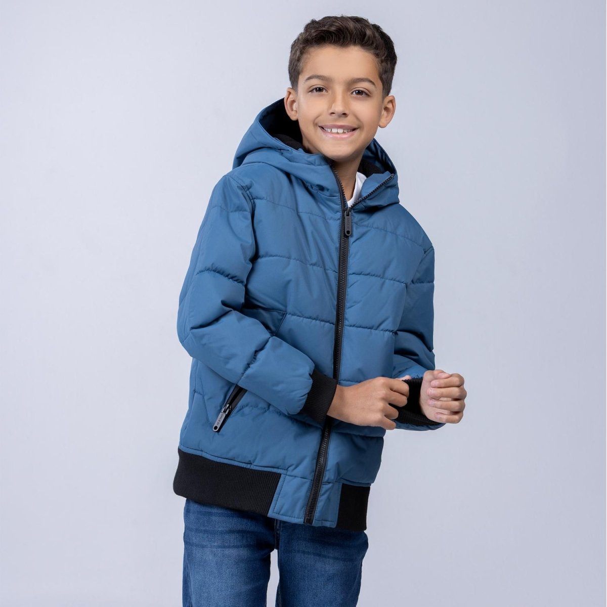 Chamarra capitonada para niño con gorro Greenlander - Greenlander