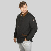 Chamarra capitonada plus size para hombre con bolsa interior Greenlander - Greenlander