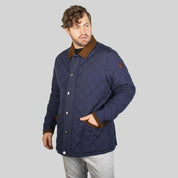 Chamarra capitonada plus size para hombre con bolsa interior Greenlander - Greenlander