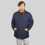 Chamarra capitonada plus size para hombre con bolsa interior Greenlander - Greenlander