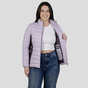 Chamarra Capitonada Plus Size para Mujer con Cuello Alto y Bolsillos | Greenlander - Greenlander