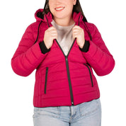 Chamarra capitonada plus size para mujer con cuello alto y gorro desmontable Greenlander - Greenlander