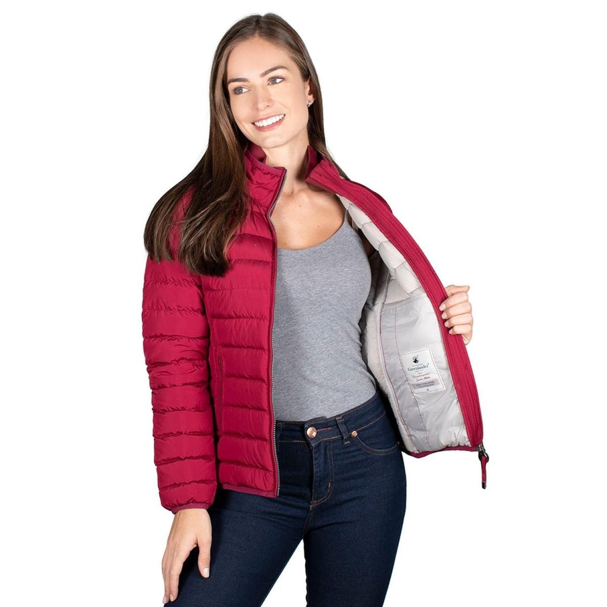 Chamarra Capitonada Rellena De Pluma Mujer - Greenlander