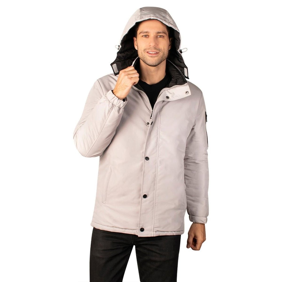 Chamarra Capitonada Reversible con Gorro Desmontable Greenlander Hombre - Greenlander