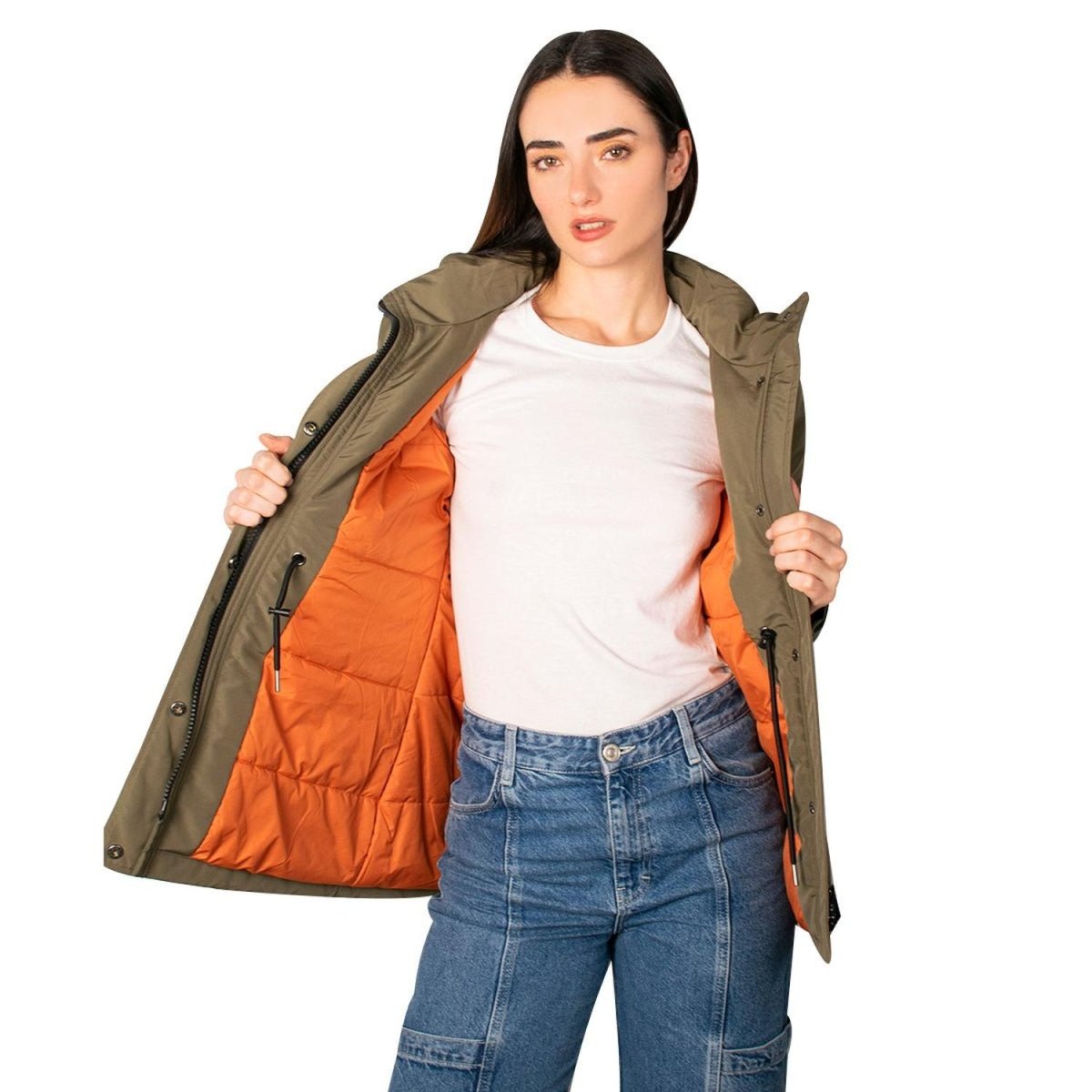 Chamarra con Capucha Desmontable Greenlander Mujer - Greenlander