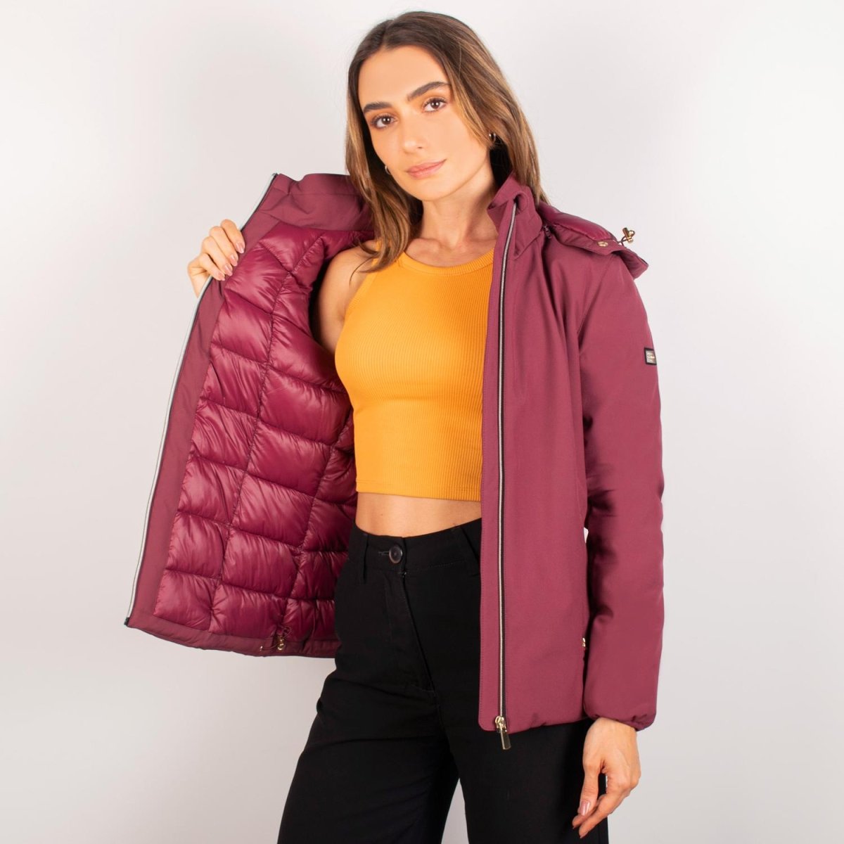 Chamarra con capucha desmontable para mujer con bolsas Greenlander - Greenlander