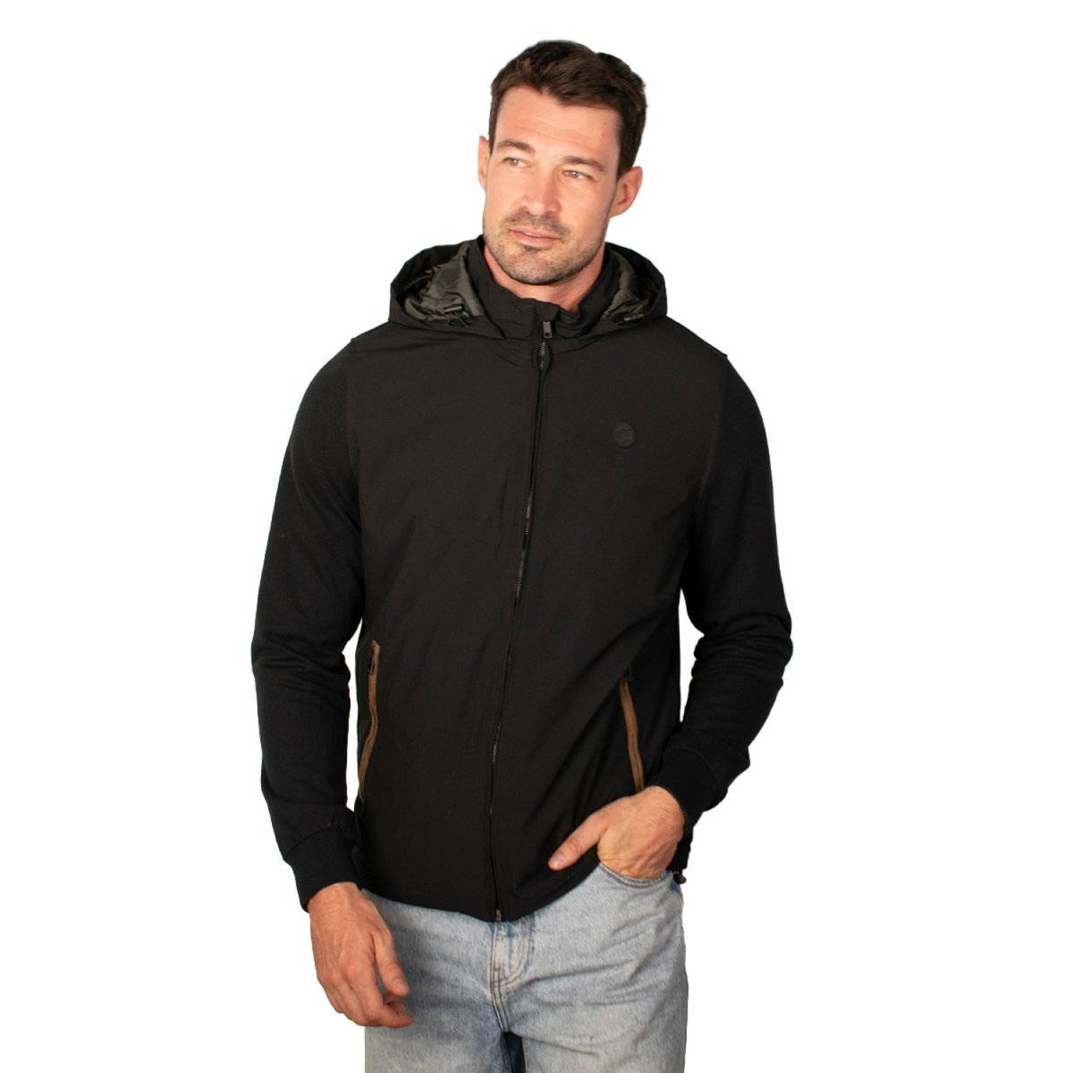 Chamarra con capucha desmontable y bolsillos para hombre Greenlander - Greenlander